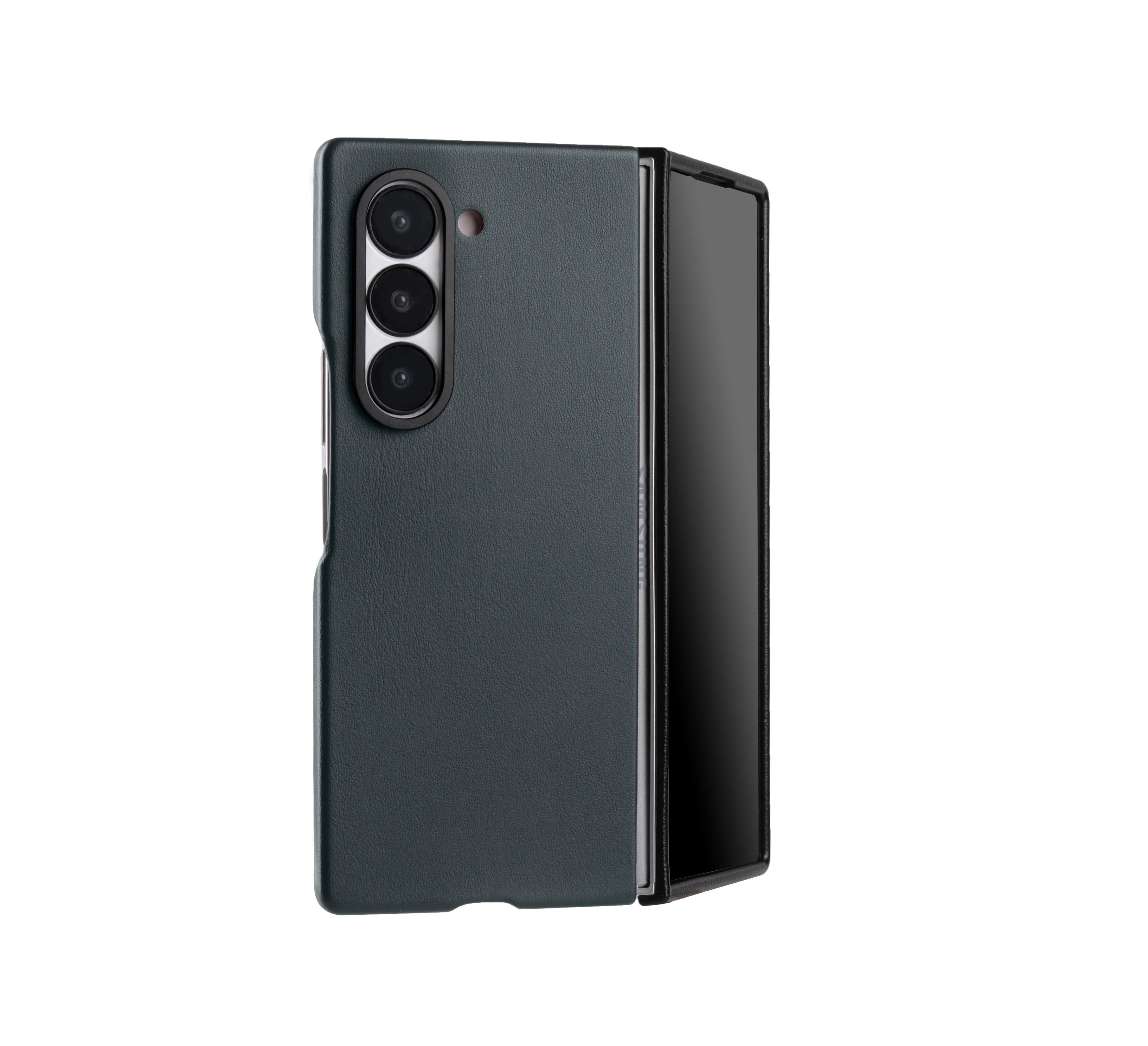 Melkco Galaxy Z Fold6 Origin Series PU Leather Regal Snap Cover - Dark Green - Tashqila Melkco Galaxy Z Fold6 Origin Series PU Leather Regal Snap Cover - Dark Green - Tashqila